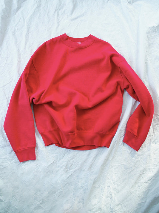 1980s Sweat in fuchsia pink
