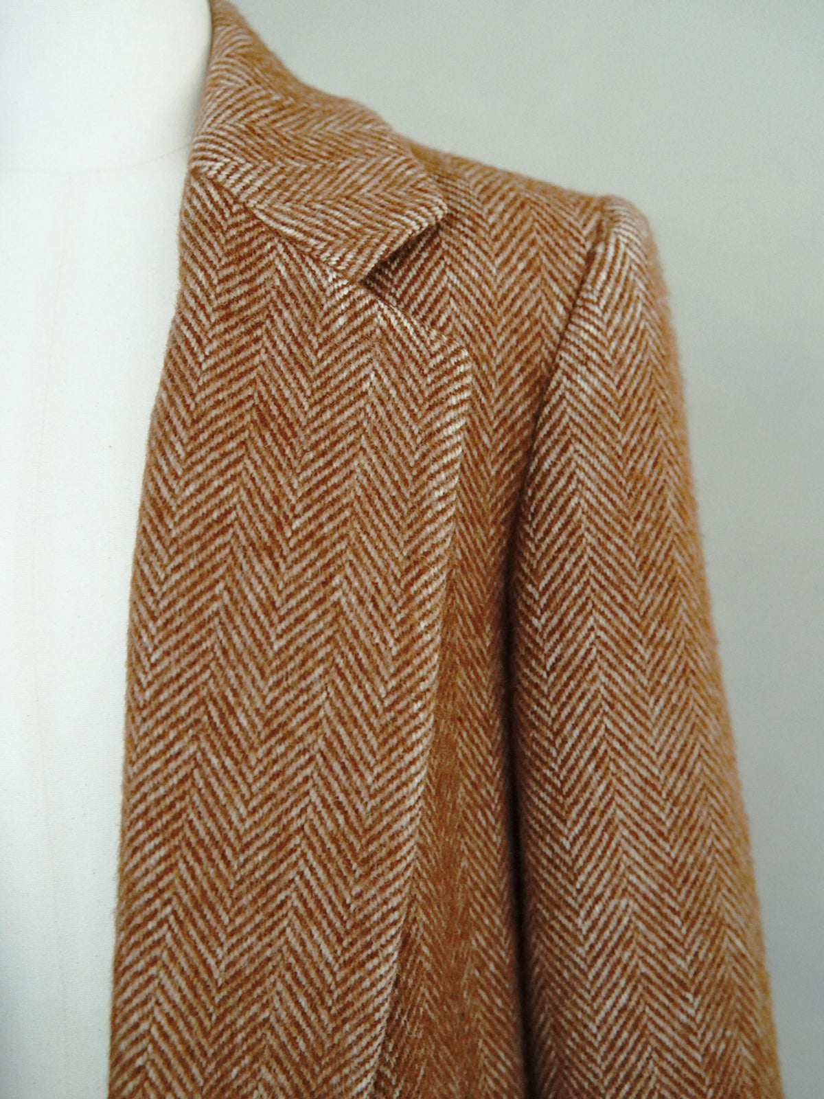 1990s Perry Ellis, herringbone coat