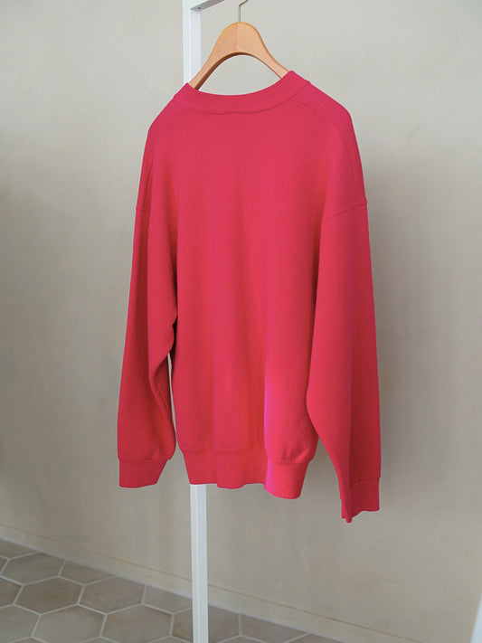 1980s Sweat in fuchsia pink