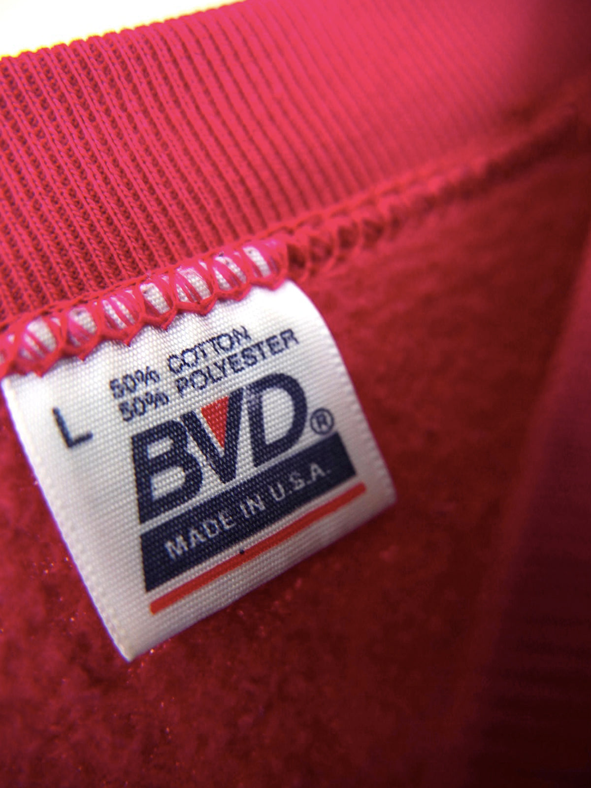 1980s Sweat in fuchsia pink
