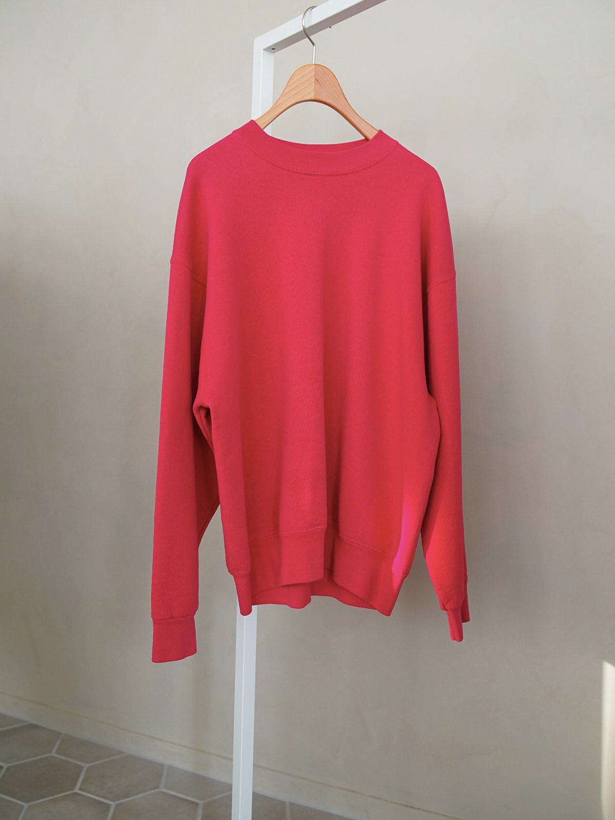 1980s Sweat in fuchsia pink