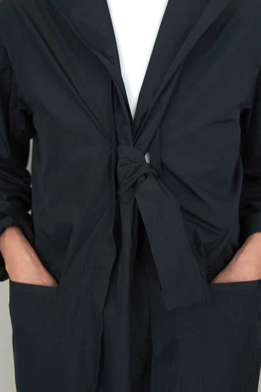 1990s Jil Sander, front knot nylon jacket