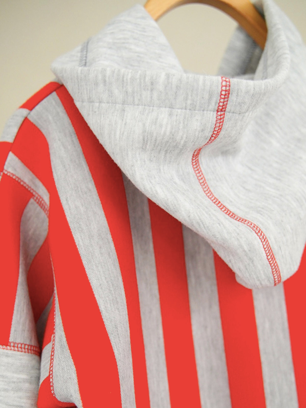1980s Le coq sportif, striped sweat hoodie