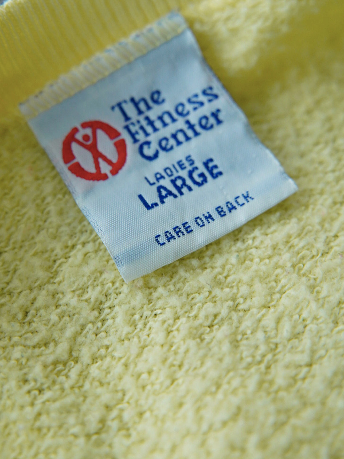 1980s Sweat in lemon yellow