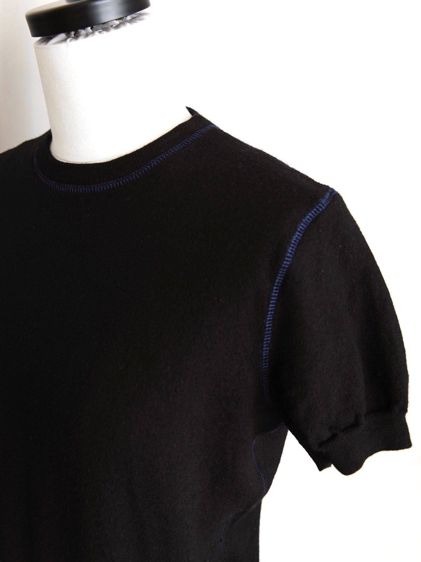 2000s Prada, half sleeves knit top