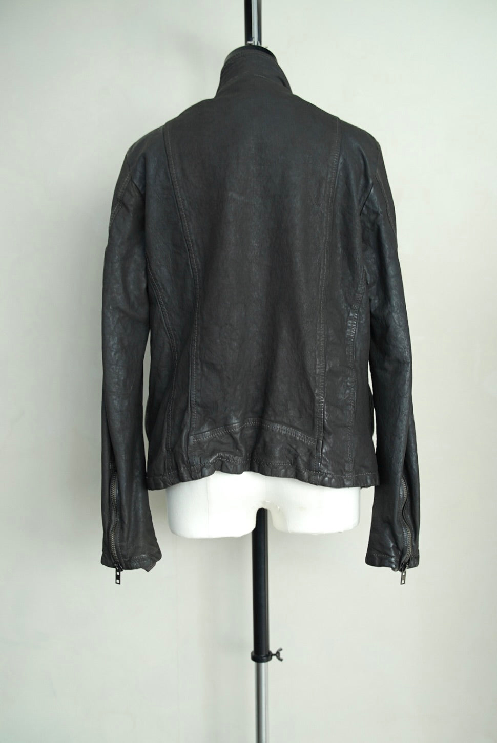 1980s Itary, shrink leather jacket