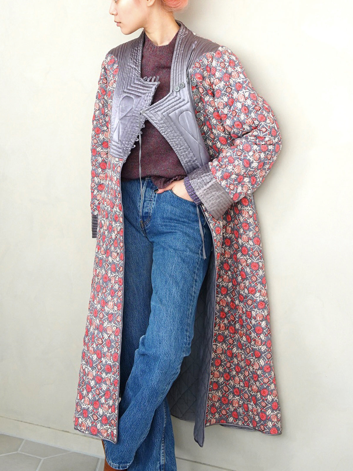 1970s London Vintage, quilting cotton gown
