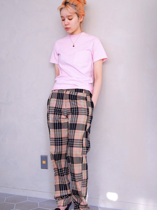 2000s Dries Van Noten, pleid pattern trousers