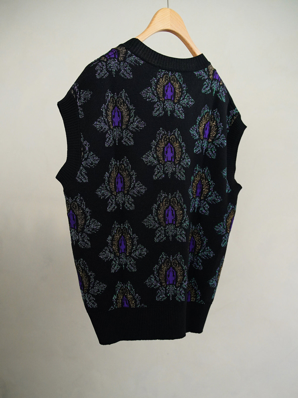 2000s Dries Van Noten, jacquard knit vest