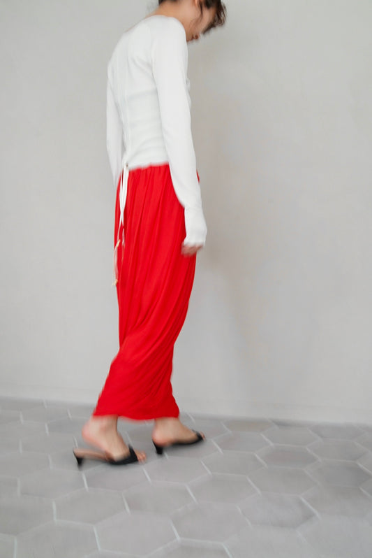 spring 2008 Lanvin by Alber Elbaz, balloon bud skirt