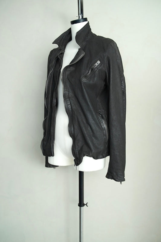 1980s Itary, shrink leather jacket