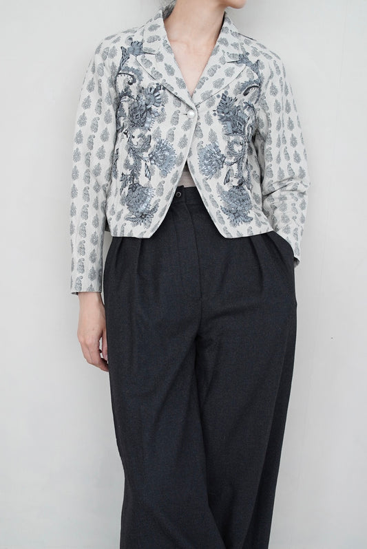 2000s Dries Van Noten, embroidered bijou jacket