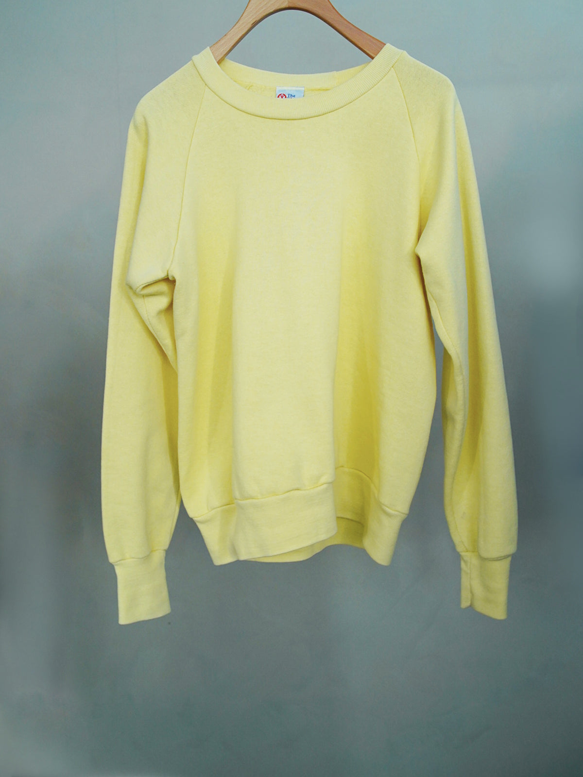 1980s Sweat in lemon yellow