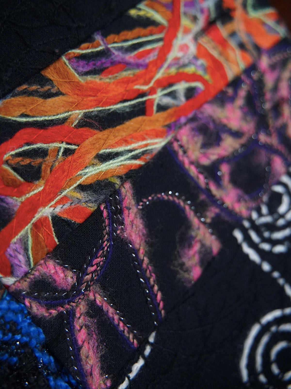 2000s Fulled quilted patchwork jacket