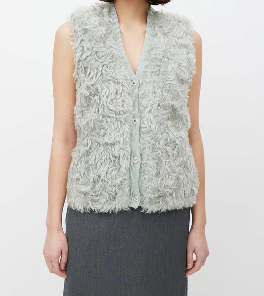 2007 AW Prada, lamb fur knit vest