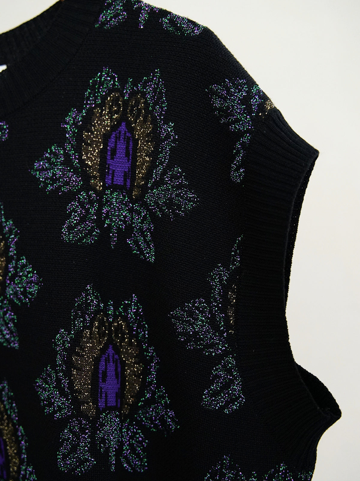2000s Dries Van Noten, jacquard knit vest