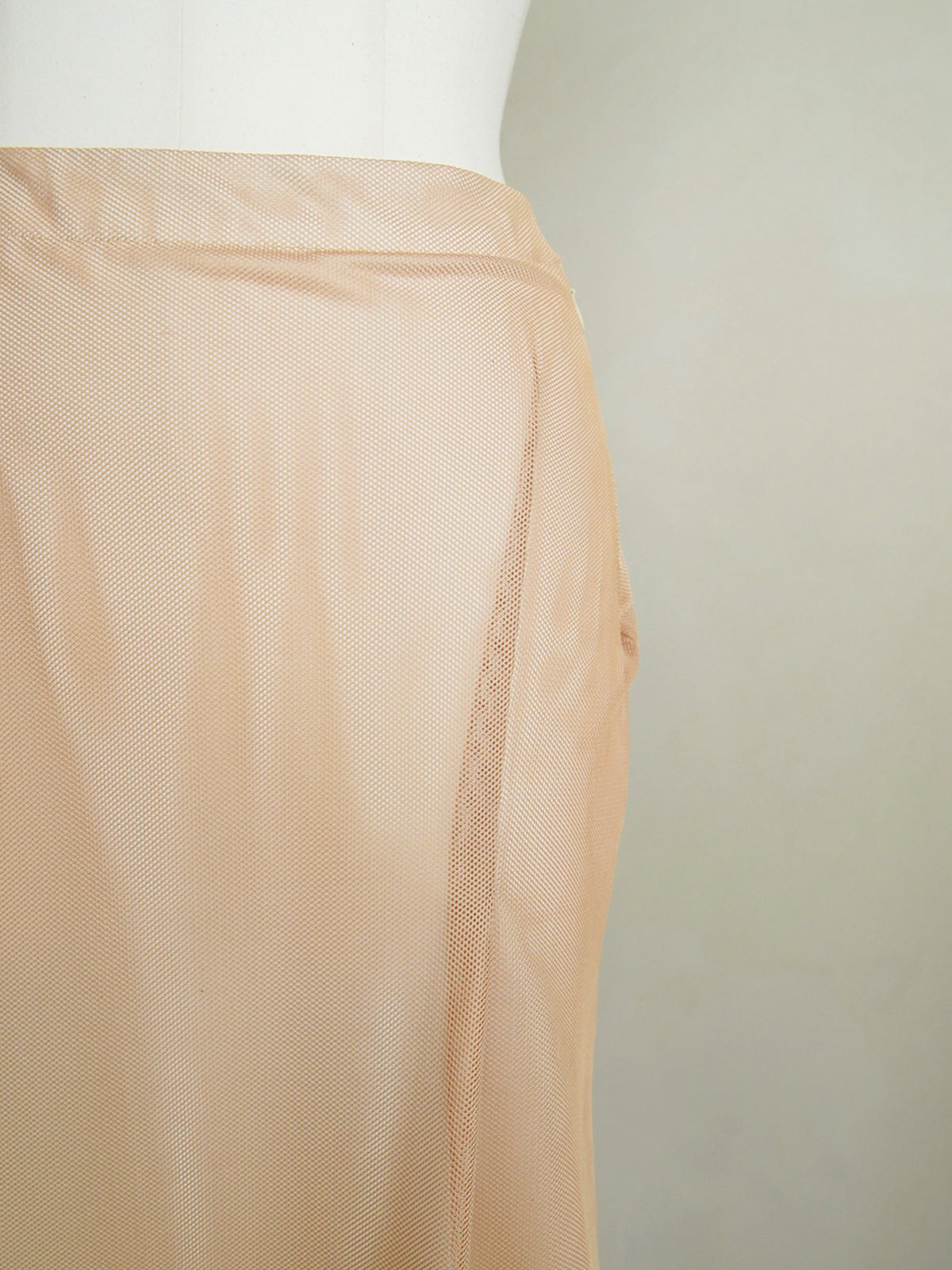Early 2000s Jil Sander, mesh layered skirt