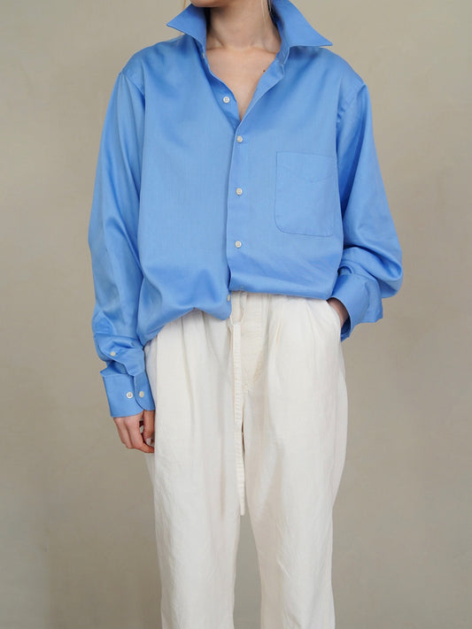 1990s Geoffrey Beene, shirt in blue