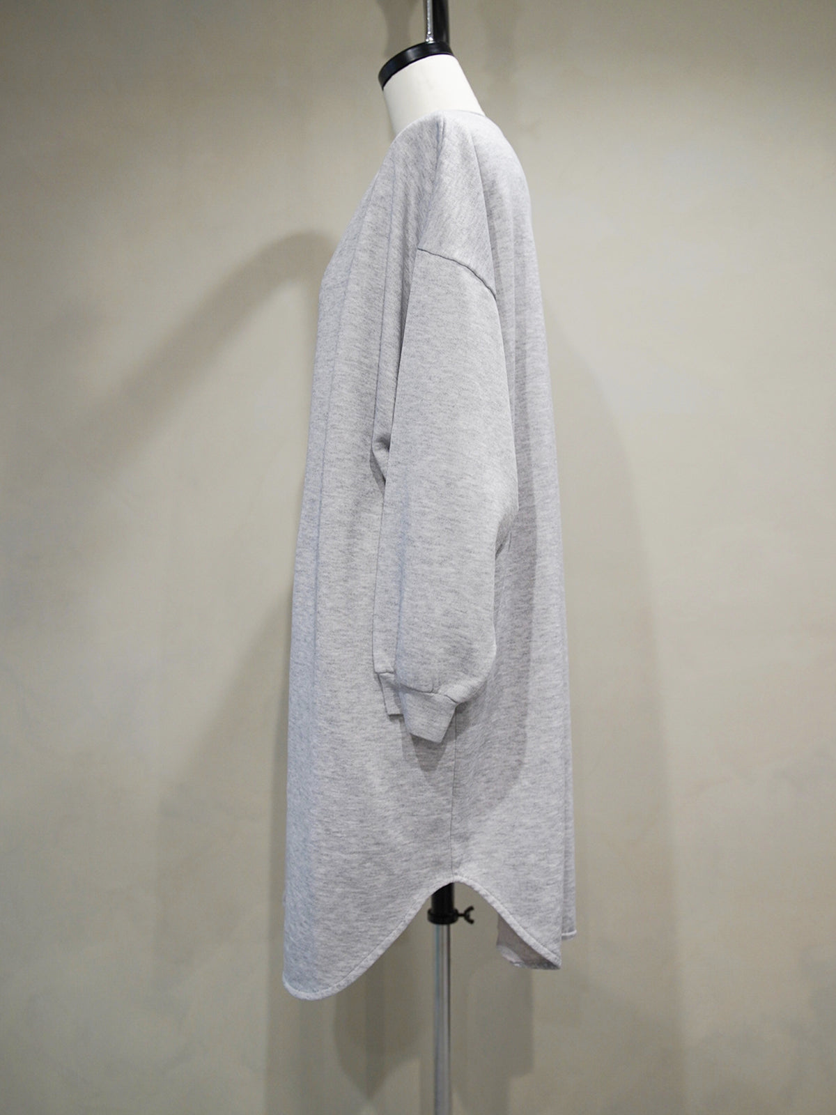 1980s Henry neck long sweat shirt