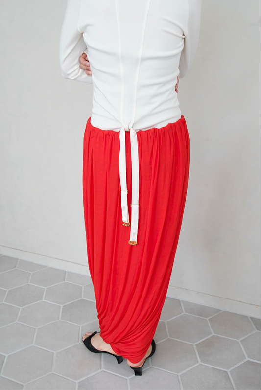 spring 2008 Lanvin by Alber Elbaz, balloon bud skirt