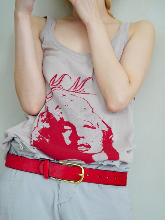 1990s Iceberg, Monroe woven knit top