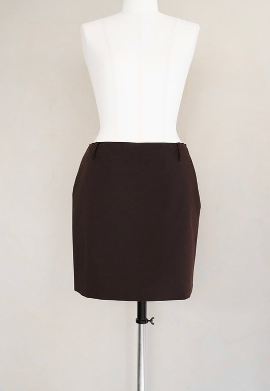Early 2000s Prada, micro mini skirt