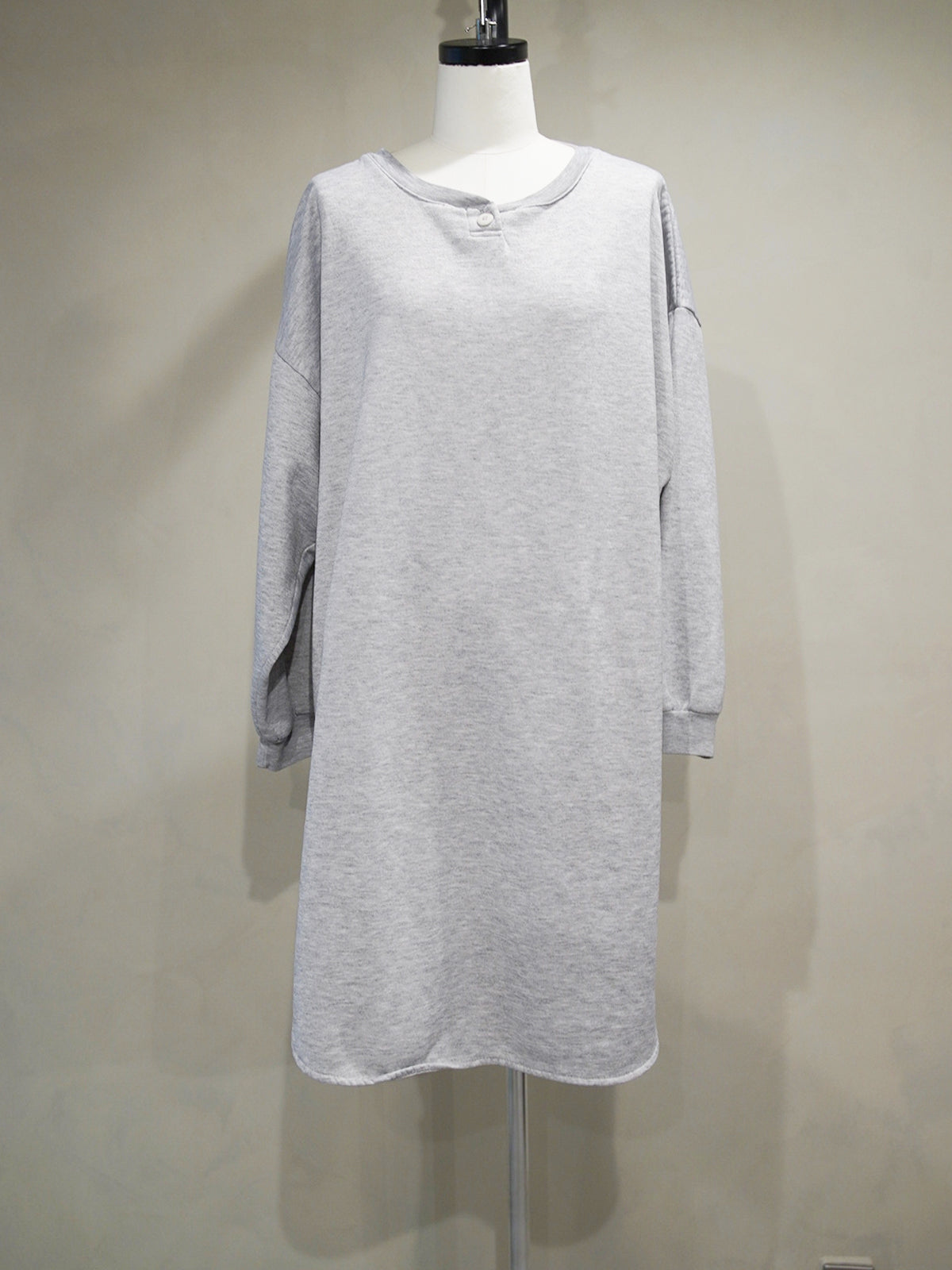 1980s Henry neck long sweat shirt