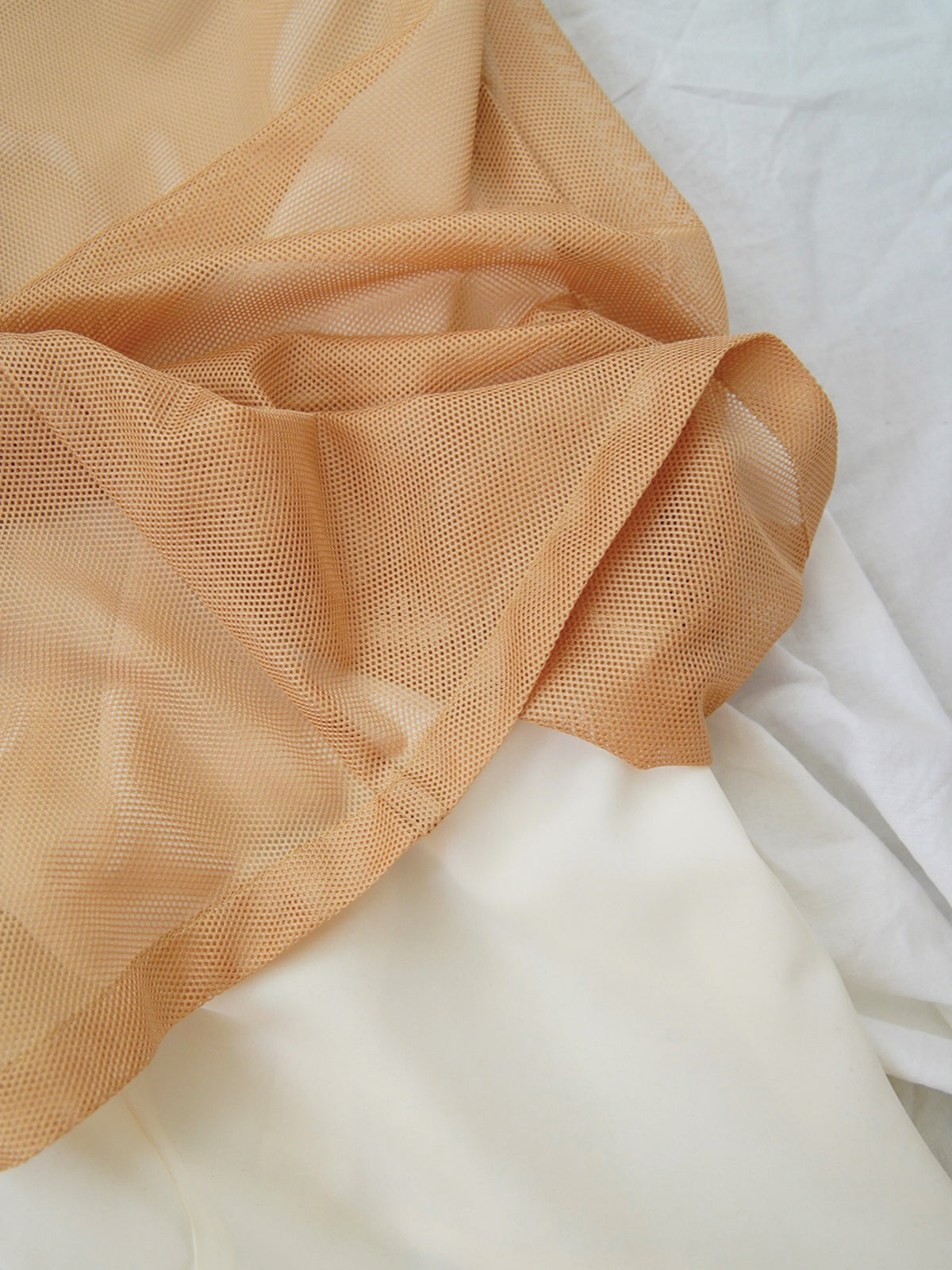 Early 2000s Jil Sander, mesh layered skirt