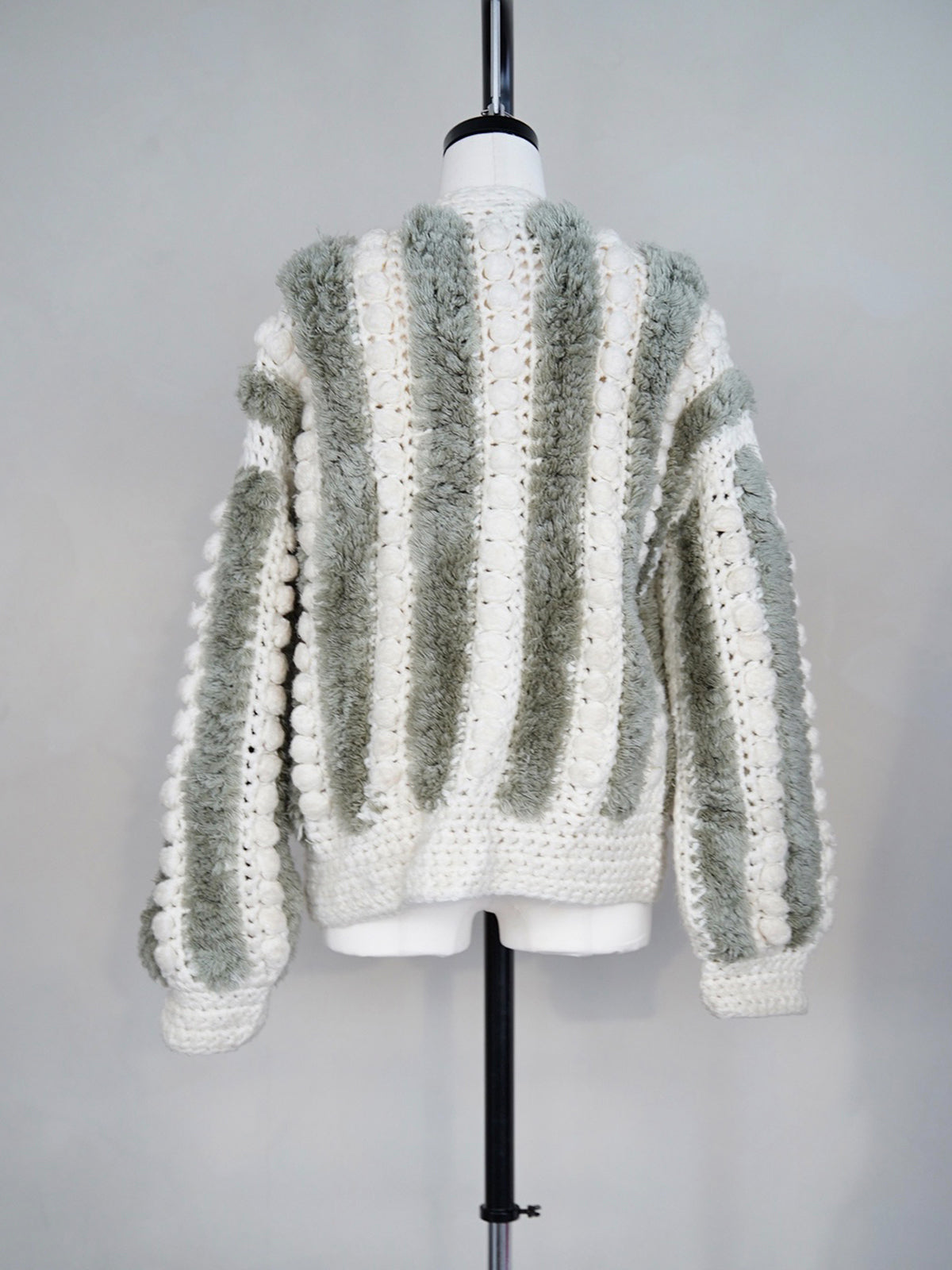 1970s chunky knit blouson