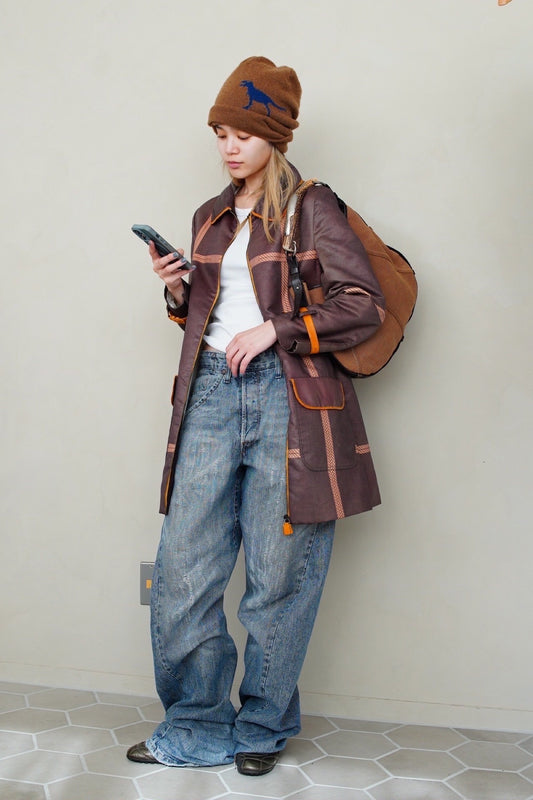 1990-2000s Charles Anastase, trompe-l'oeil bonding coat