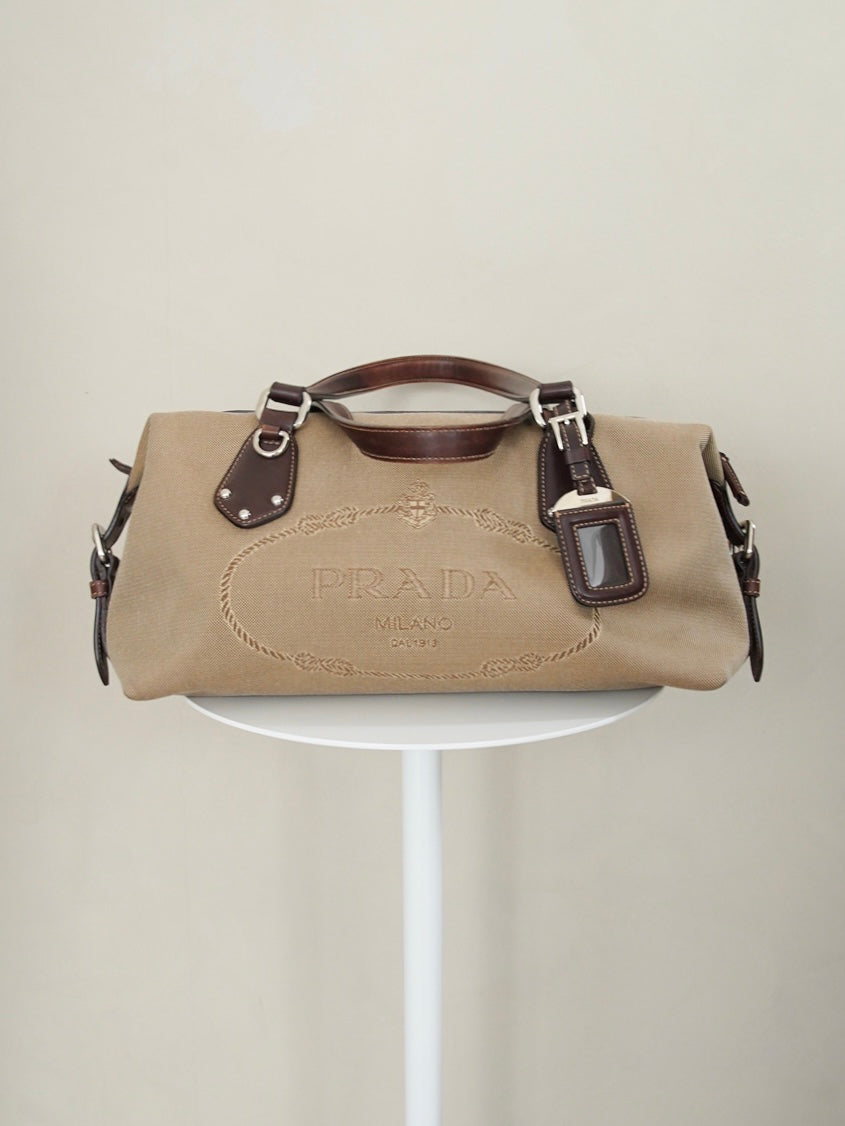 Early 2000s Prada, Jacquard logo bag