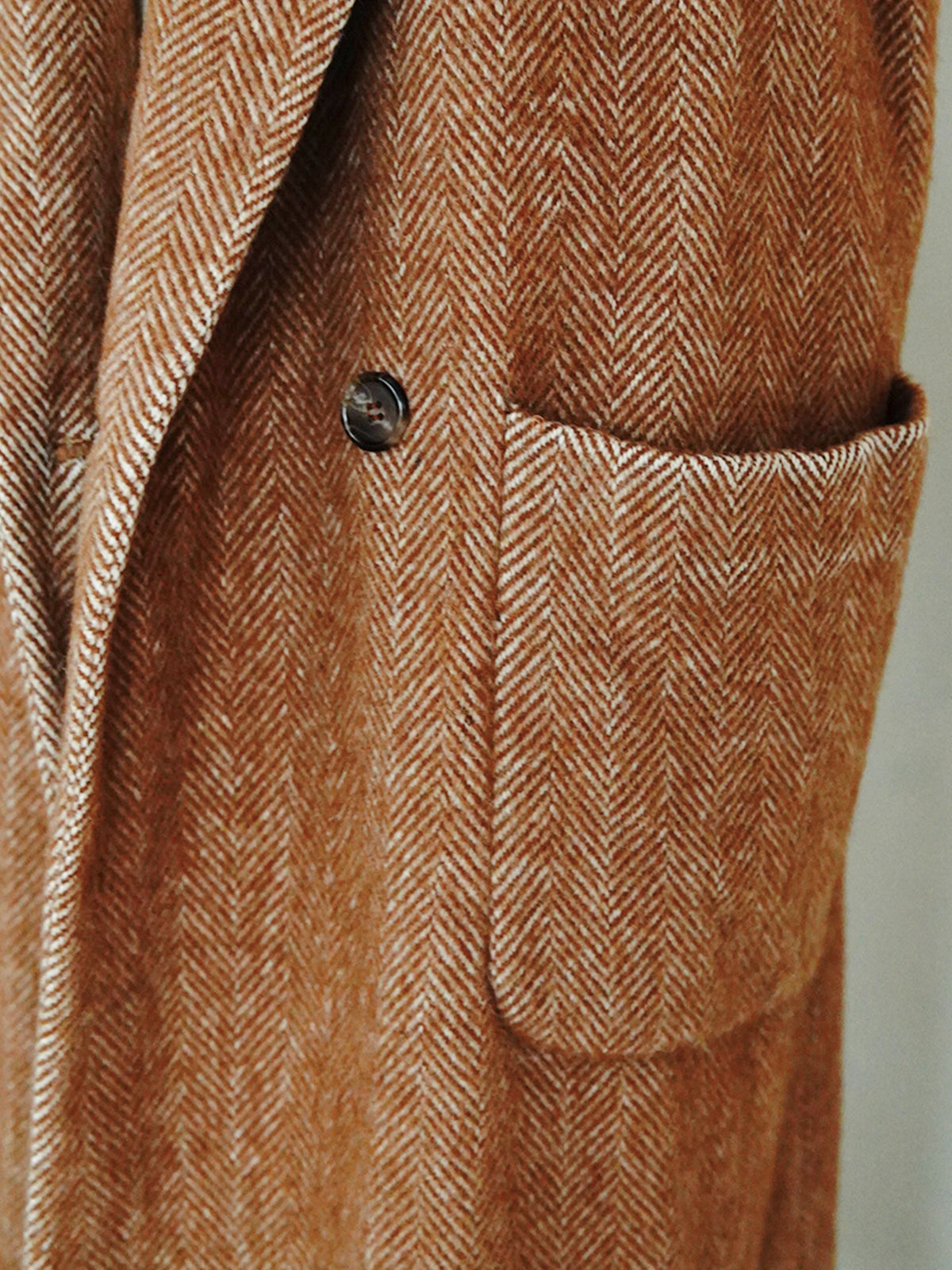 1990s Perry Ellis, herringbone coat