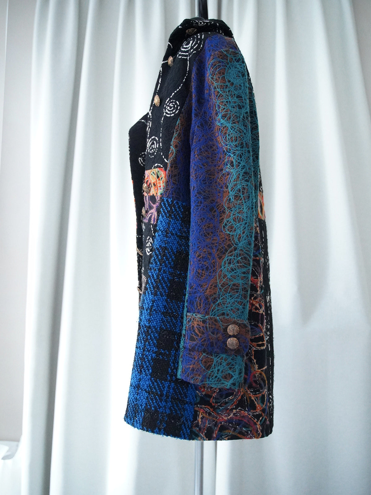 2000s Fulled quilted patchwork jacket