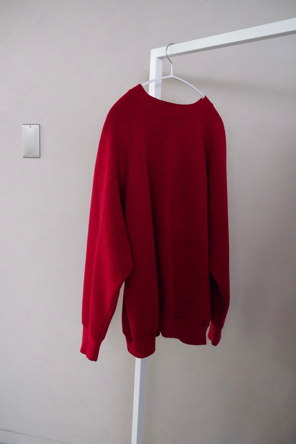 1980s Sweat in burgundy