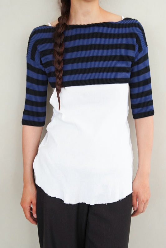 2000s Prada, short border bolero top