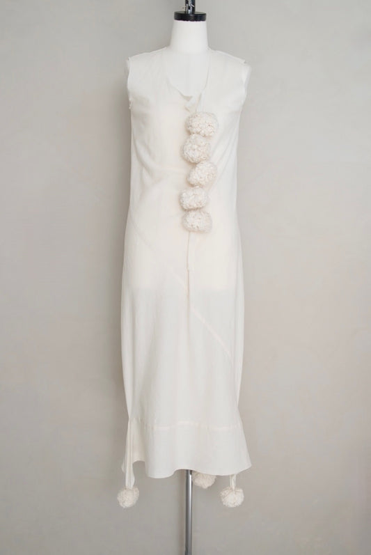 AD2002 COMME des GARÇONS, pon pon cotton dress