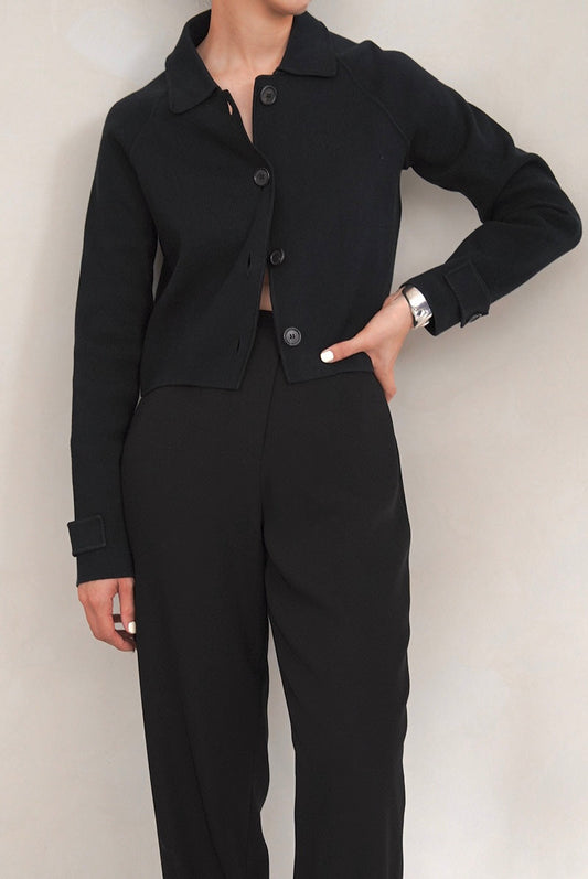 1990s Prada, cotton knit short jacket