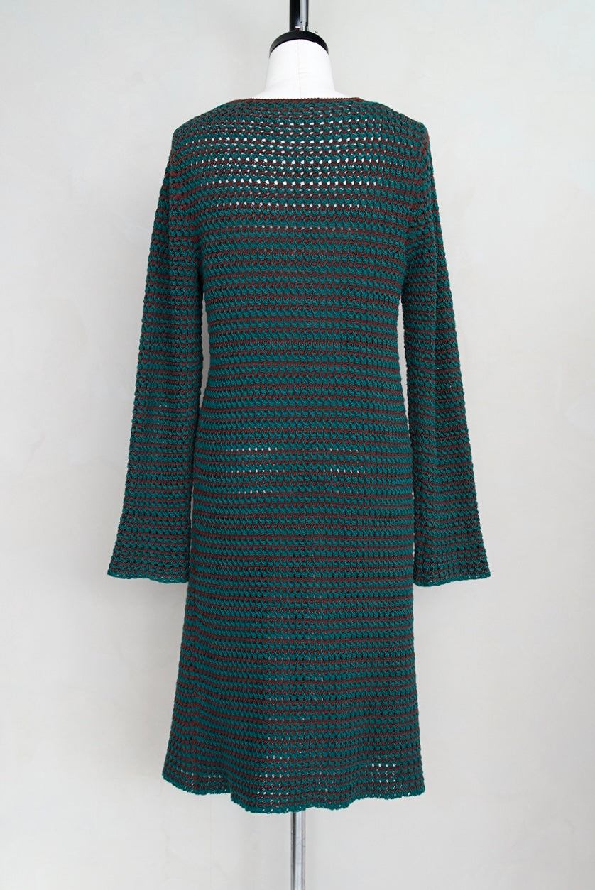spring 2005 Prada, folk long knit cardigan