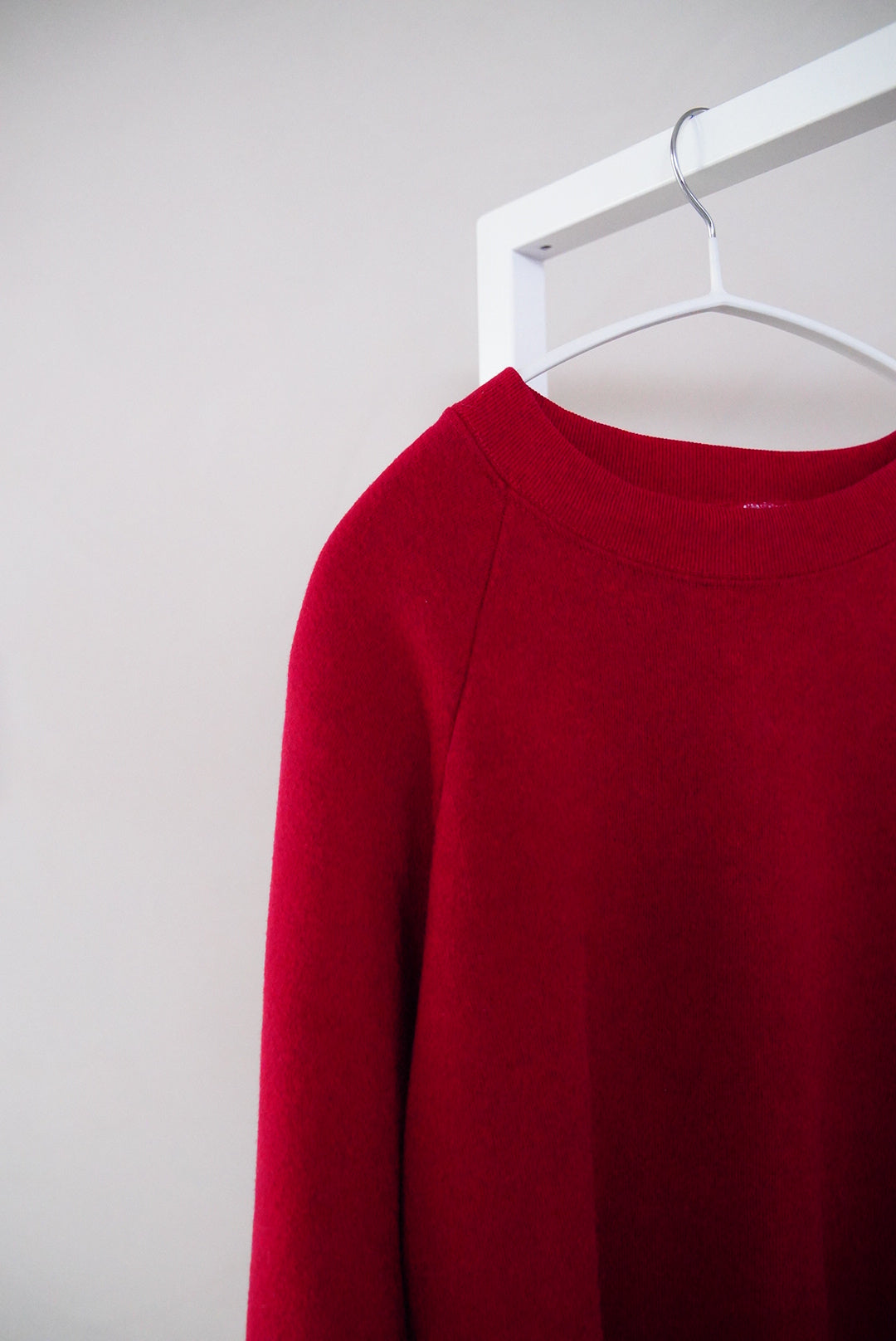 1980s Sweat in burgundy