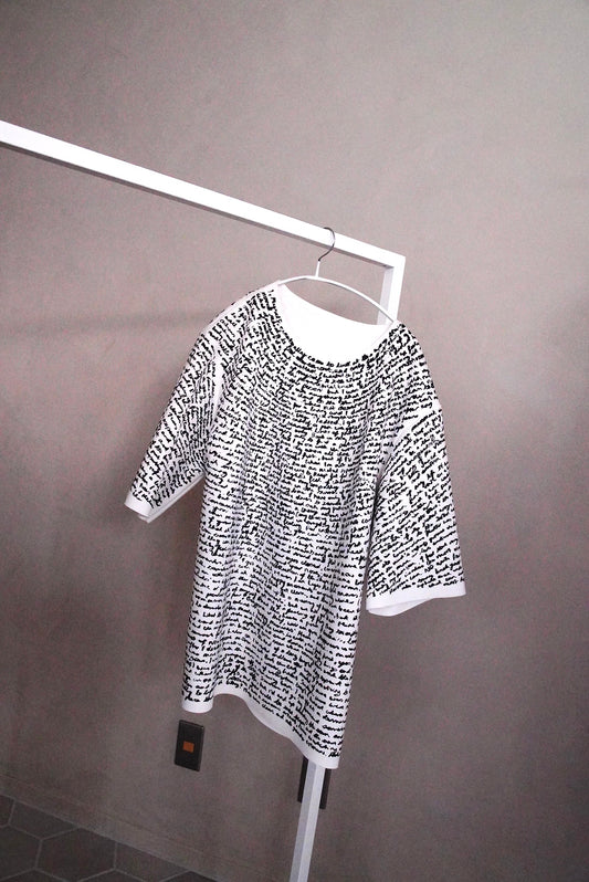 2021 spring Dries Van Noten, Len Lye kinetic art printed T top