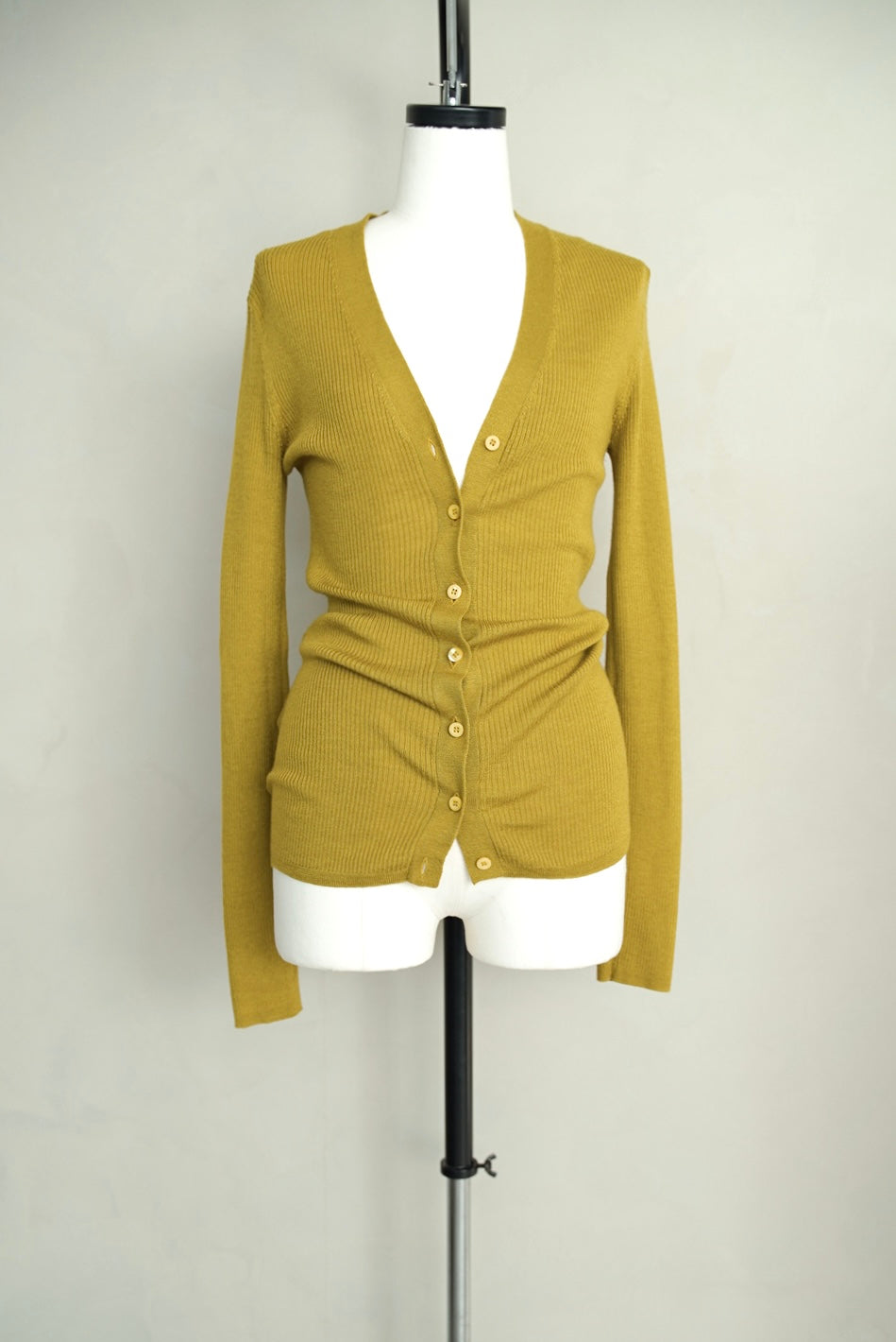 2000s Prada, rib knit cardigan
