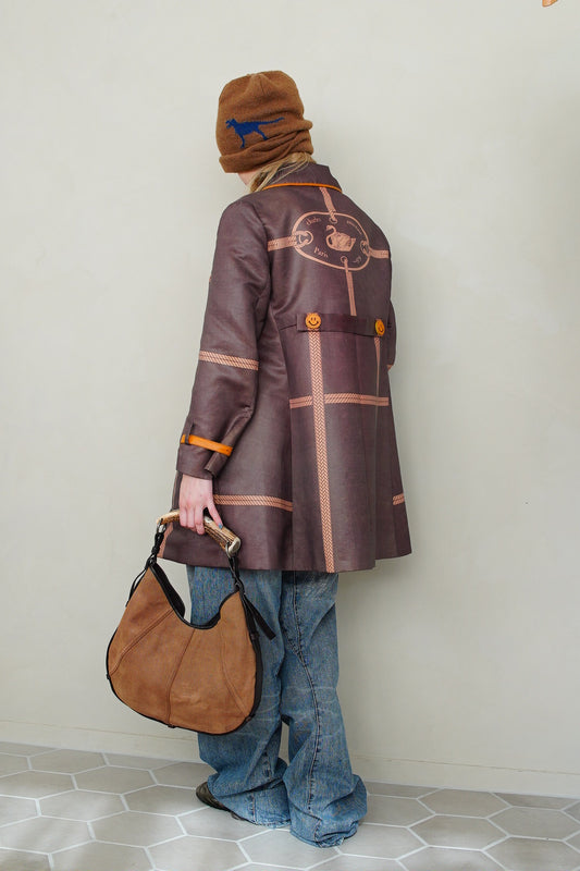 1990-2000s Charles Anastase, trompe-l'oeil bonding coat