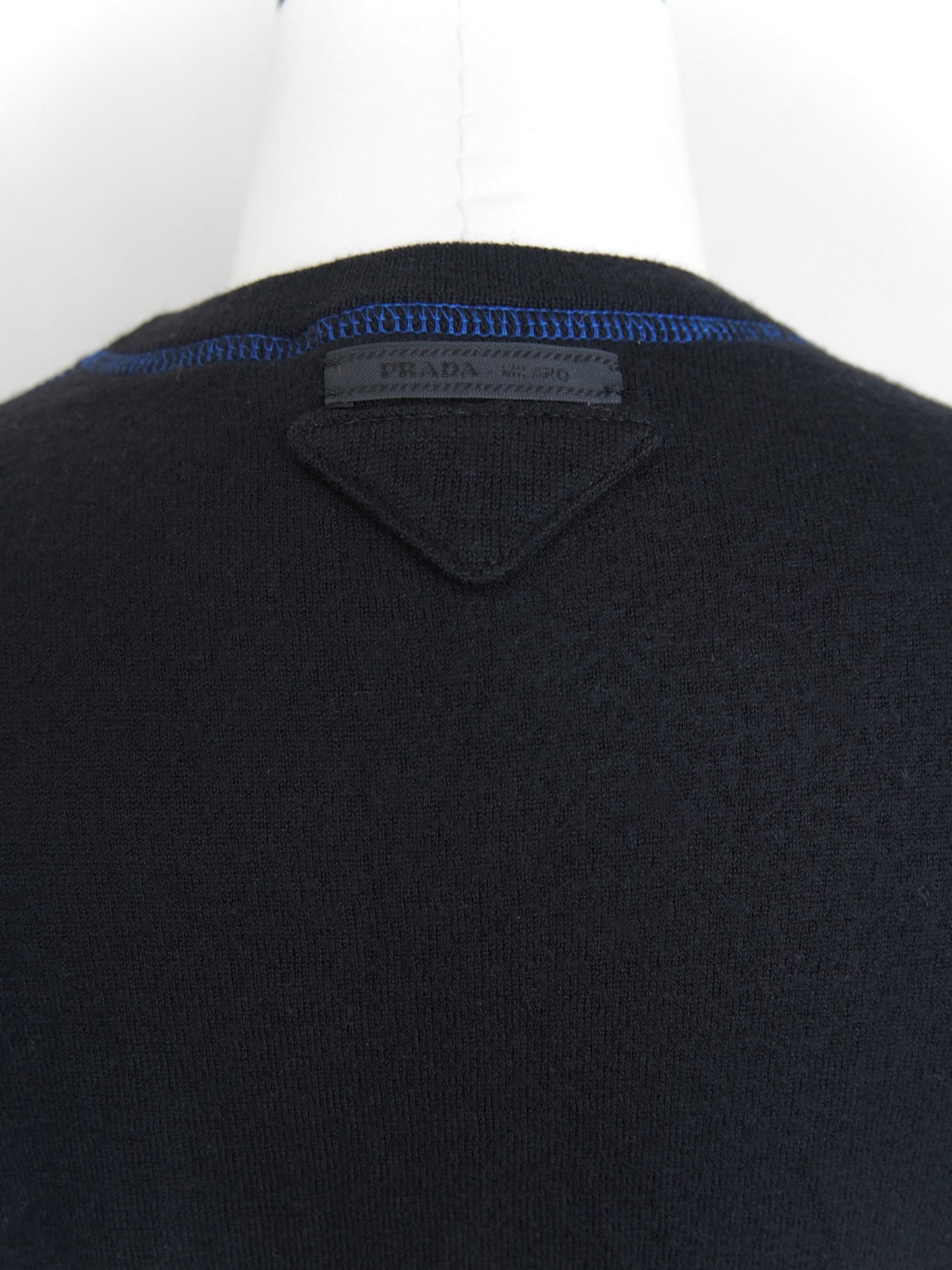 2000s Prada, half sleeves knit top