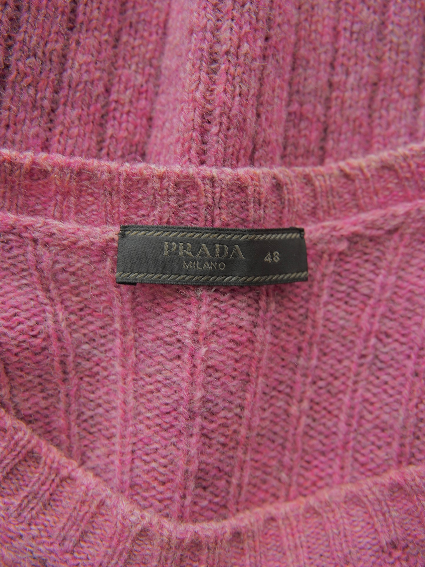 2000s Prada, rib knit top