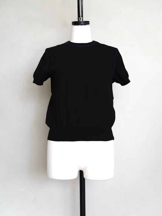 2000s Prada, half sleeves knit top