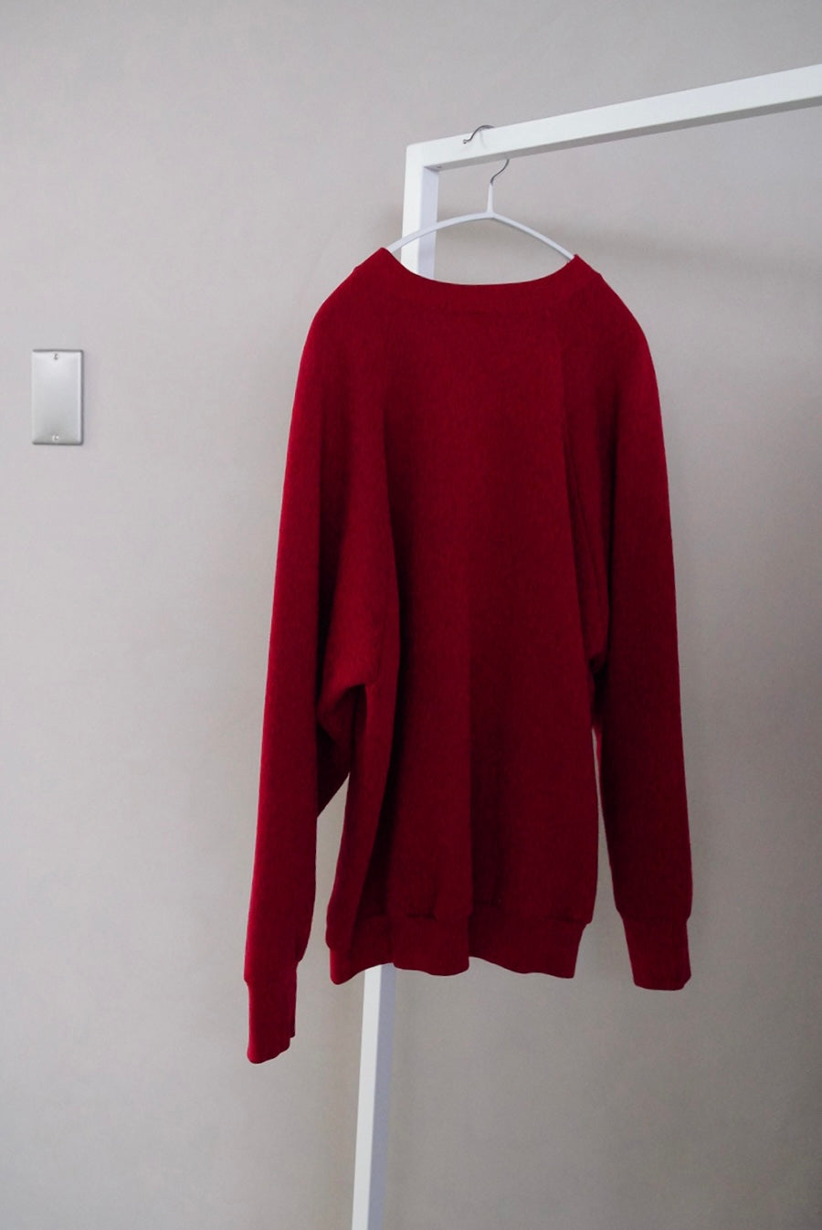 1980s Sweat in burgundy
