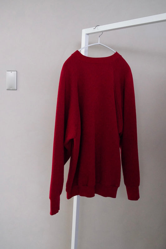 1980s Sweat in burgundy