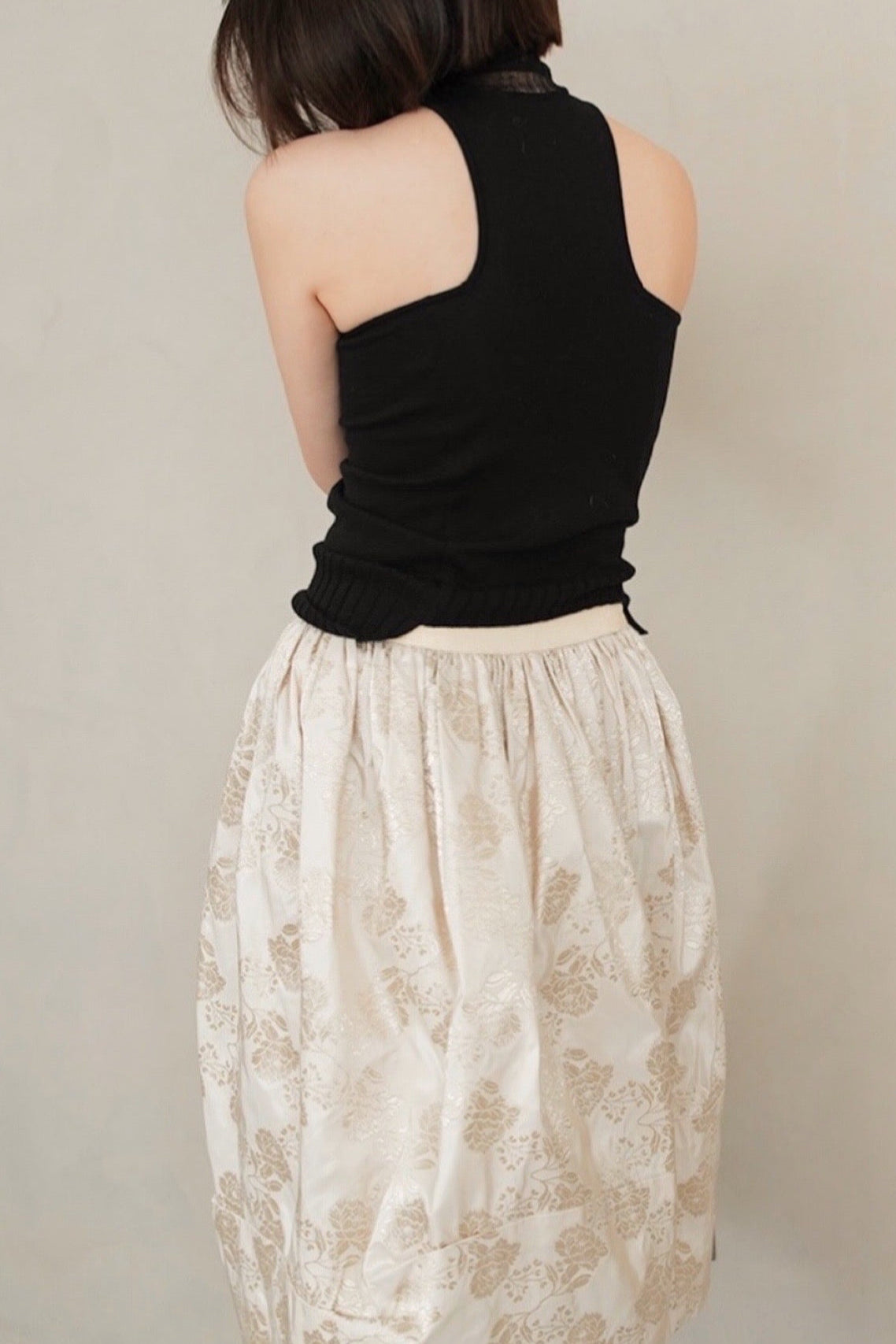 Early 2000s Louis Vuitton,  Jacquard skirt