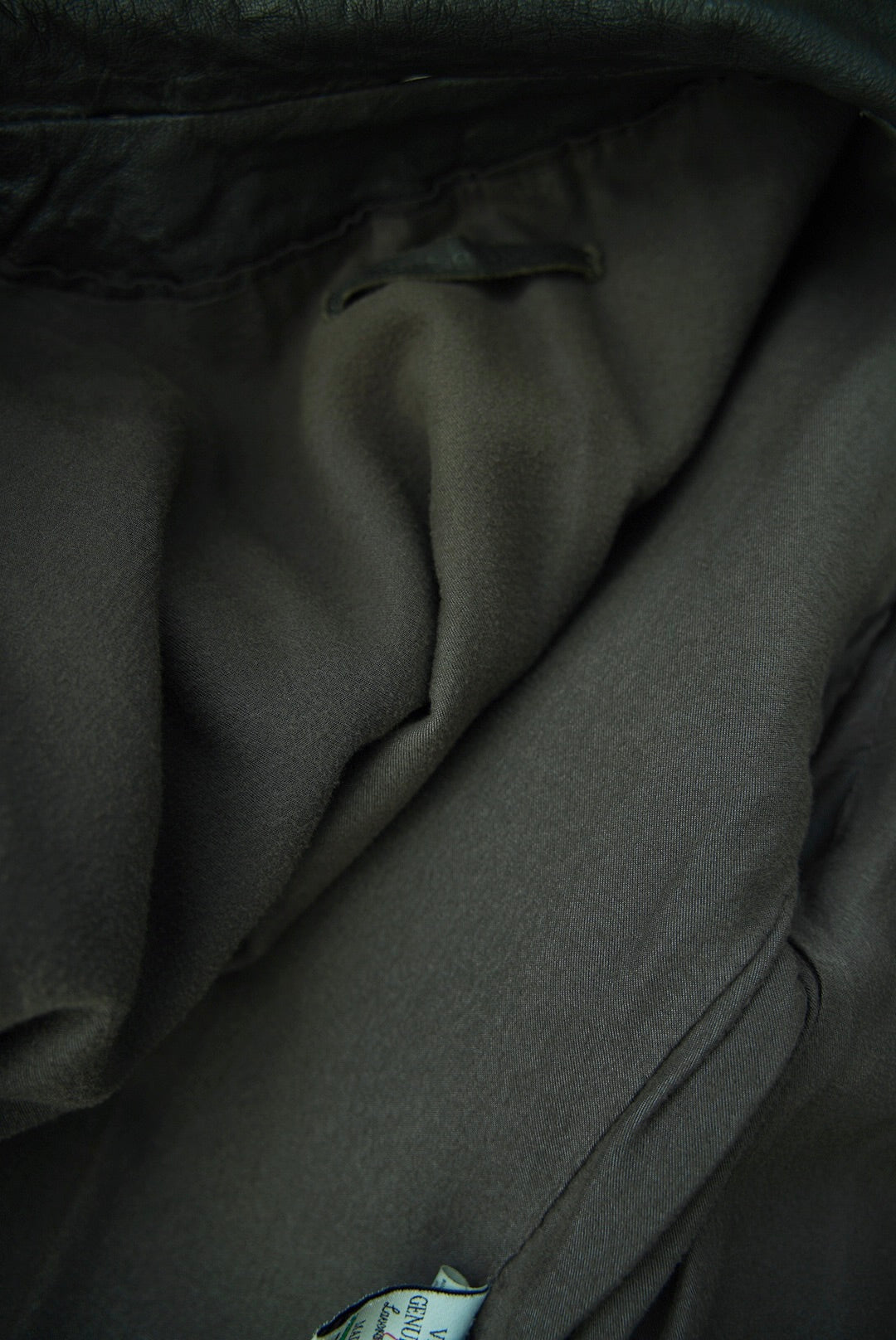 1980s Itary, shrink leather jacket