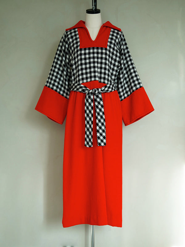 1970s Jean Varon, woolen caftan dress